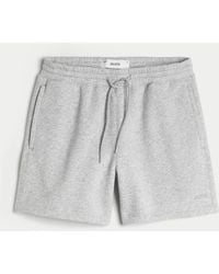 Hollister - Mid-thigh Loose Fleece Shorts - Lyst