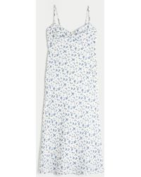 Hollister - Crepe Slip Maxi Dress - Lyst