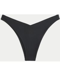 Hollister - Geripptes Super Cheeky Bikini-Unterteil - Lyst