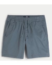Hollister - Pull-On Shorts aus Twill 18 cm - Lyst
