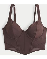Hollister - Gilly Hicks Micro-modal + Mesh Bustier - Lyst