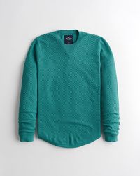 Hollister Long Sleeve Jumper T-shirt - Green