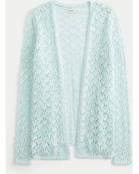 Hollister - Open-stitch No-close Cardigan - Lyst