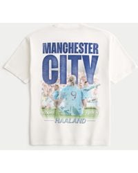 Hollister - Manchester City F.c. Graphic Tee - Lyst