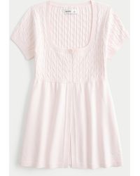 Hollister - Short-sleeve Flyaway Babydoll Top - Lyst