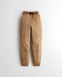 high rise utility joggers