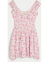 Hollister - Off-the-shoulder Asymmetrical Hem Mini Dress - Lyst