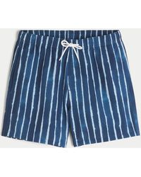 Hollister - Mid-thigh Volley Swim Trunks - Lyst