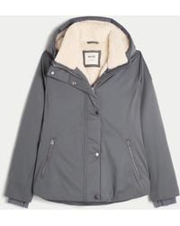 Hollister - Faux Fur-lined All-weather Jacket - Lyst