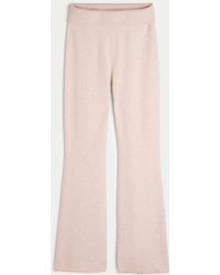 Hollister - Gilly Hicks Sweater-knit Foldover Waist Flare Pants - Lyst