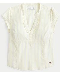 Hollister - Short-sleeve Icon Henley Shirt - Lyst