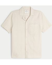 Hollister - Short-sleeve Button-through Shirt - Lyst