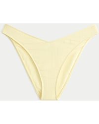 Hollister - Rib Cheeky Bikini Bottom - Lyst