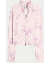 Hollister - Gilly Hicks Active Recharge Bow Double Zip Jacket - Lyst