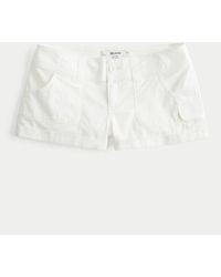 Hollister - Twill Utility Mini Shorts - Lyst