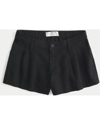 Hollister - Hollister Livvy Low Rise Shorts aus Leinenmischung - Lyst