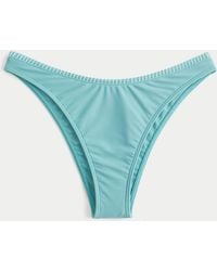Hollister - Stitched High-leg Cheekiest Bikini Bottom - Lyst