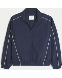 Hollister - Zip-up Windbreaker Jacket - Lyst