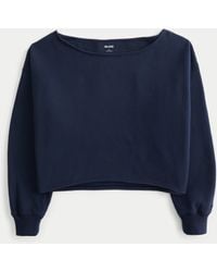 Hollister - Lässiges Sweatshirt mit schulterfreiem Design - Lyst