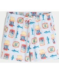 Hollister - Mid-thigh Swim Trunks - Lyst