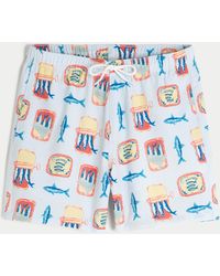 Hollister - Mid-thigh Swim Trunks - Lyst