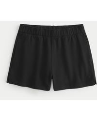 Hollister - Adjustable Rise Fleece Shorts - Lyst