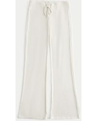 Hollister - Cozy Ribbed Flare Pants - Lyst