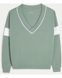 Hollister - Gilly Hicks Active Cooldown Off-the-shoulder Top - Lyst