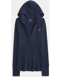 Hollister - Knit Icon Hoodie - Lyst