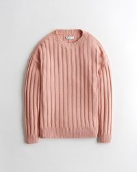 hollister oversized henley sweatshirt