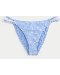 Hollister - Crochet-style Mixed High-leg Cheeky Bikini Bottom - Lyst