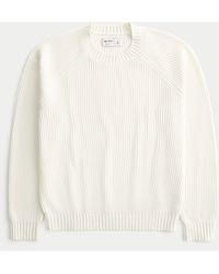 Hollister - Pullover im Boxy Fit mit Rundhalsausschnitt und Waschung - Lyst