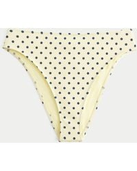 Hollister - Curvy High-leg High-waist Ribbed Cheeky Bikini Bottom - Lyst