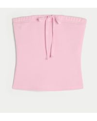 Hollister - Gilly Hicks Cozy Waffle Tube Top - Lyst