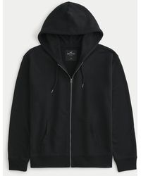 Hollister - Entspannter Terry-Fleece-Hoodie mit Reißverschluss - Lyst