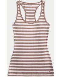 Hollister - Icon Racerback Tank - Lyst