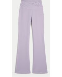 Hollister - Gilly Hicks Active Recharge Wrap Waist Bootcut Leggings - Lyst