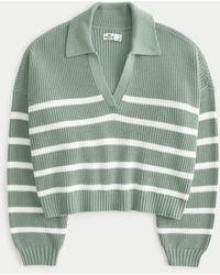 Hollister - Easy Long-sleeve Polo Sweater - Lyst