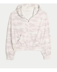 Hollister - Gilly Hicks Active Recharge Easy Zip-up Hoodie - Lyst