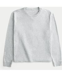 Hollister - Relaxed Long-sleeve Crew T-shirt - Lyst