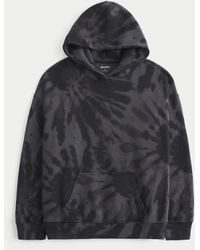 Hollister - Oversized Tie-dye Print Hoodie - Lyst