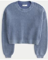 Hollister - Easy Waffle Crew Sweater - Lyst