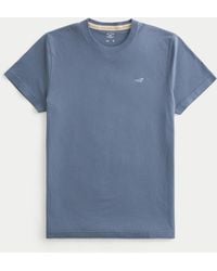 Hollister - Cotton Icon Crew T-shirt - Lyst
