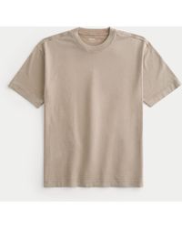 Hollister - Heavyweight Boxy Crew T-shirt - Lyst