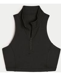 Hollister - Gilly Hicks Active Recharge High-neck Quarter-zip Top - Lyst