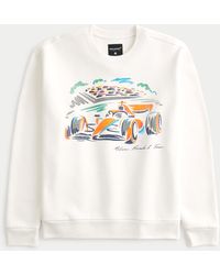 Hollister - Lässiges Sweatshirt mit Rundhalsausschnitt und McLaren Racing-Grafik - Lyst