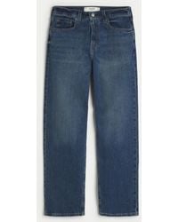 Hollister - Dark Wash Baggy Jeans - Lyst