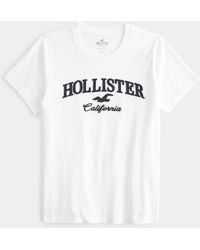 Hollister - Easy Logo Graphic Tee - Lyst