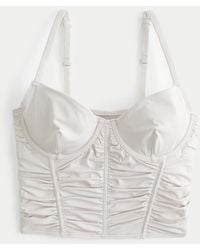 Hollister - Gilly Hicks Ruched Micro-modal Bustier - Lyst