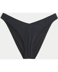 Hollister - Ribbed Cheeky Bikini Bottom - Lyst
